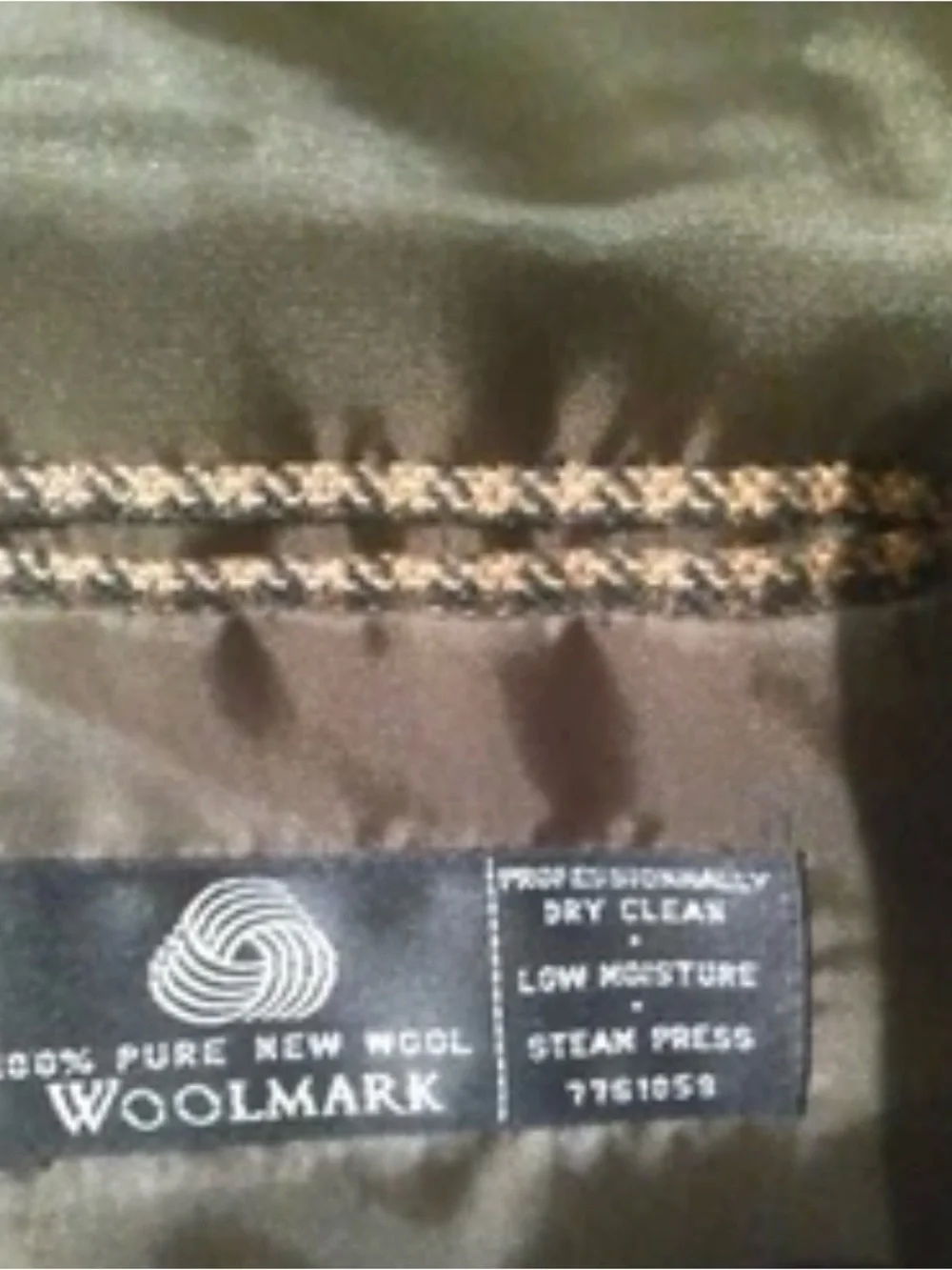 Macy's Club Room Brown /Black Houndstooth Wool Two Button Blazer 44 Regular EUC